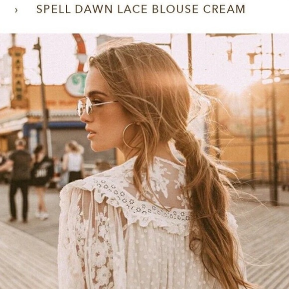 NWT Spell Dawn Lace Blouse - Picture 5 of 9